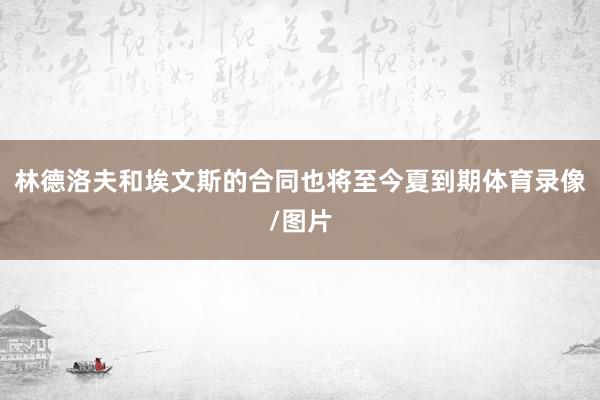 林德洛夫和埃文斯的合同也将至今夏到期体育录像/图片