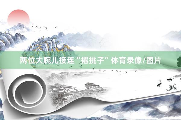 两位大腕儿接连“撂挑子”体育录像/图片