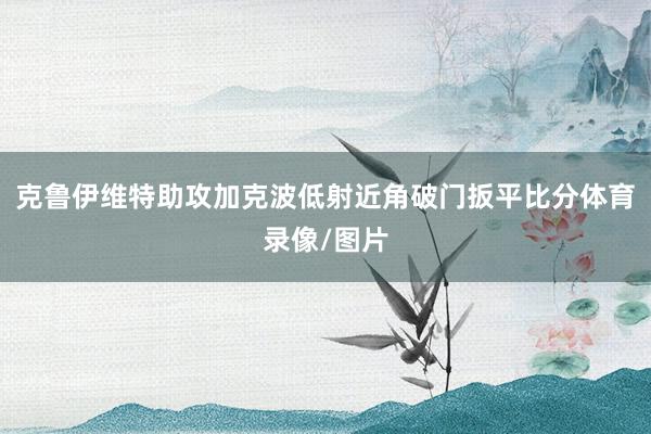 克鲁伊维特助攻加克波低射近角破门扳平比分体育录像/图片