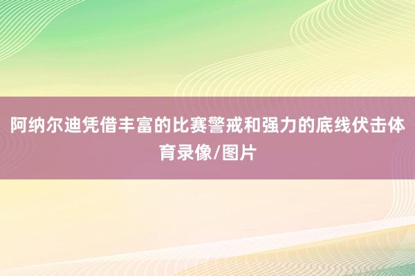 阿纳尔迪凭借丰富的比赛警戒和强力的底线伏击体育录像/图片