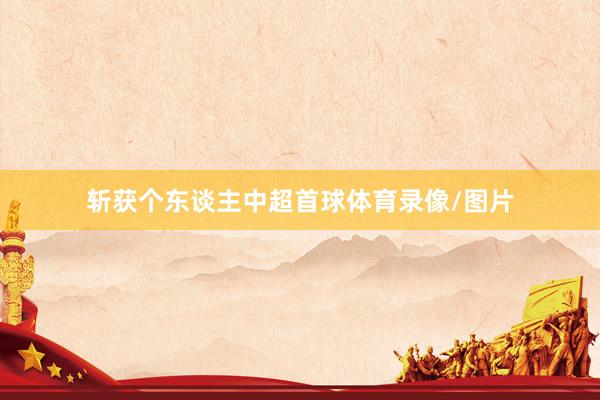 斩获个东谈主中超首球体育录像/图片