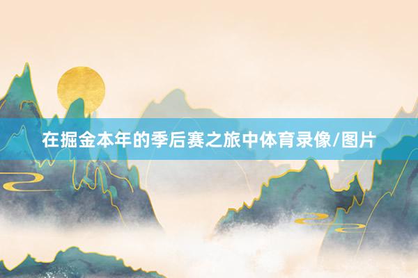 在掘金本年的季后赛之旅中体育录像/图片