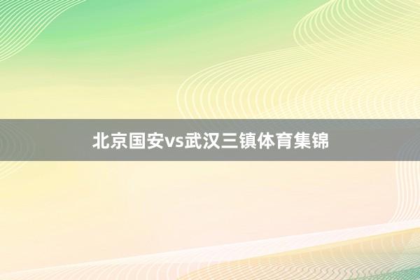 北京国安vs武汉三镇体育集锦