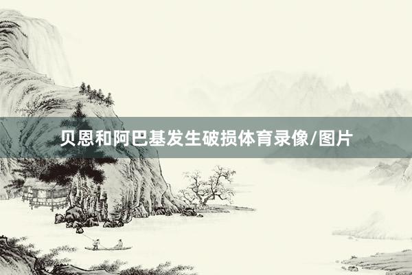 贝恩和阿巴基发生破损体育录像/图片