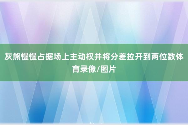 灰熊慢慢占据场上主动权并将分差拉开到两位数体育录像/图片