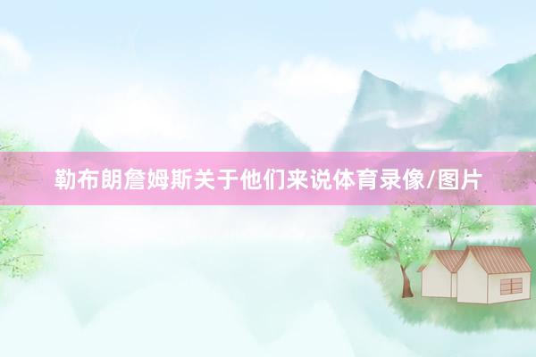 勒布朗詹姆斯关于他们来说体育录像/图片