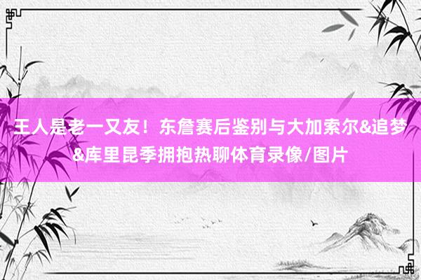 王人是老一又友！东詹赛后鉴别与大加索尔&追梦&库里昆季拥抱热聊体育录像/图片