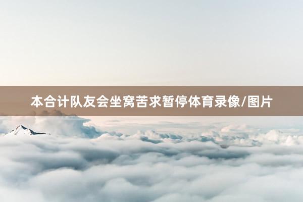 本合计队友会坐窝苦求暂停体育录像/图片